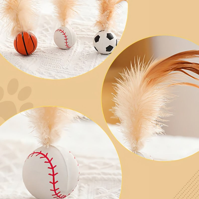 FeatherBounce – Spielspaß für aktive Katzen!