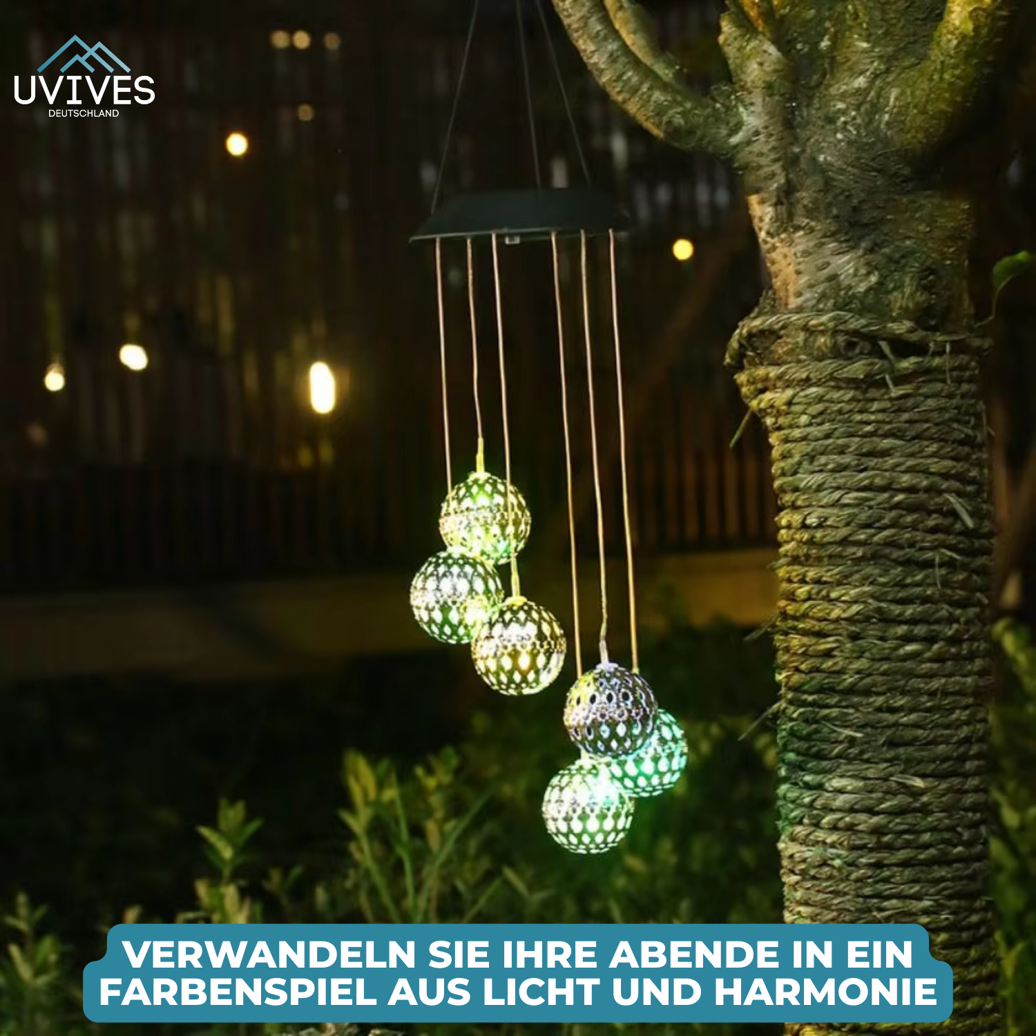 LumiBreeze™ - Verwandeln Sie Ihren Garten mit farbenfrohem Lichtspiel
