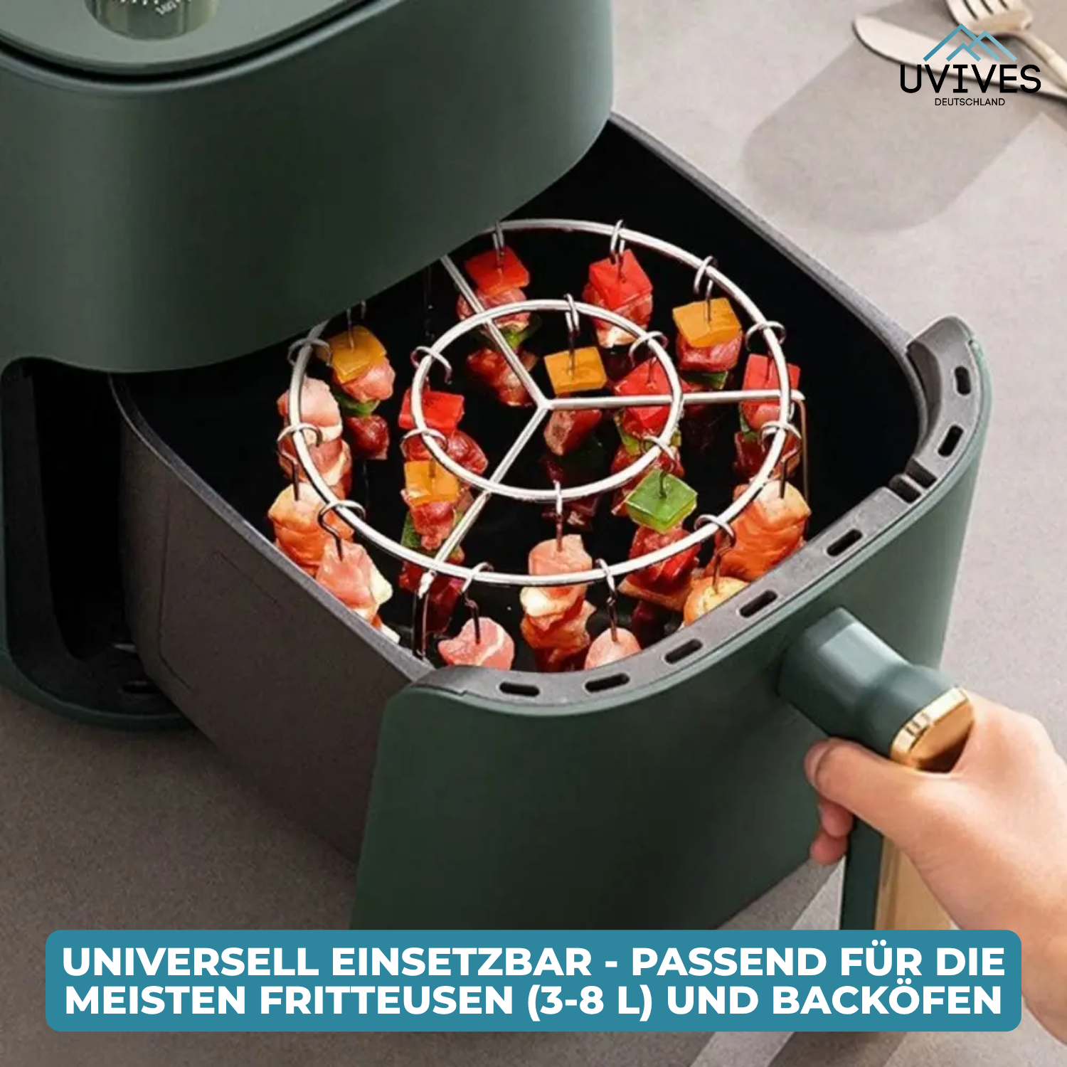 CrispGrill Set – Knuspriger Genuss ohne Rauch & Fett!