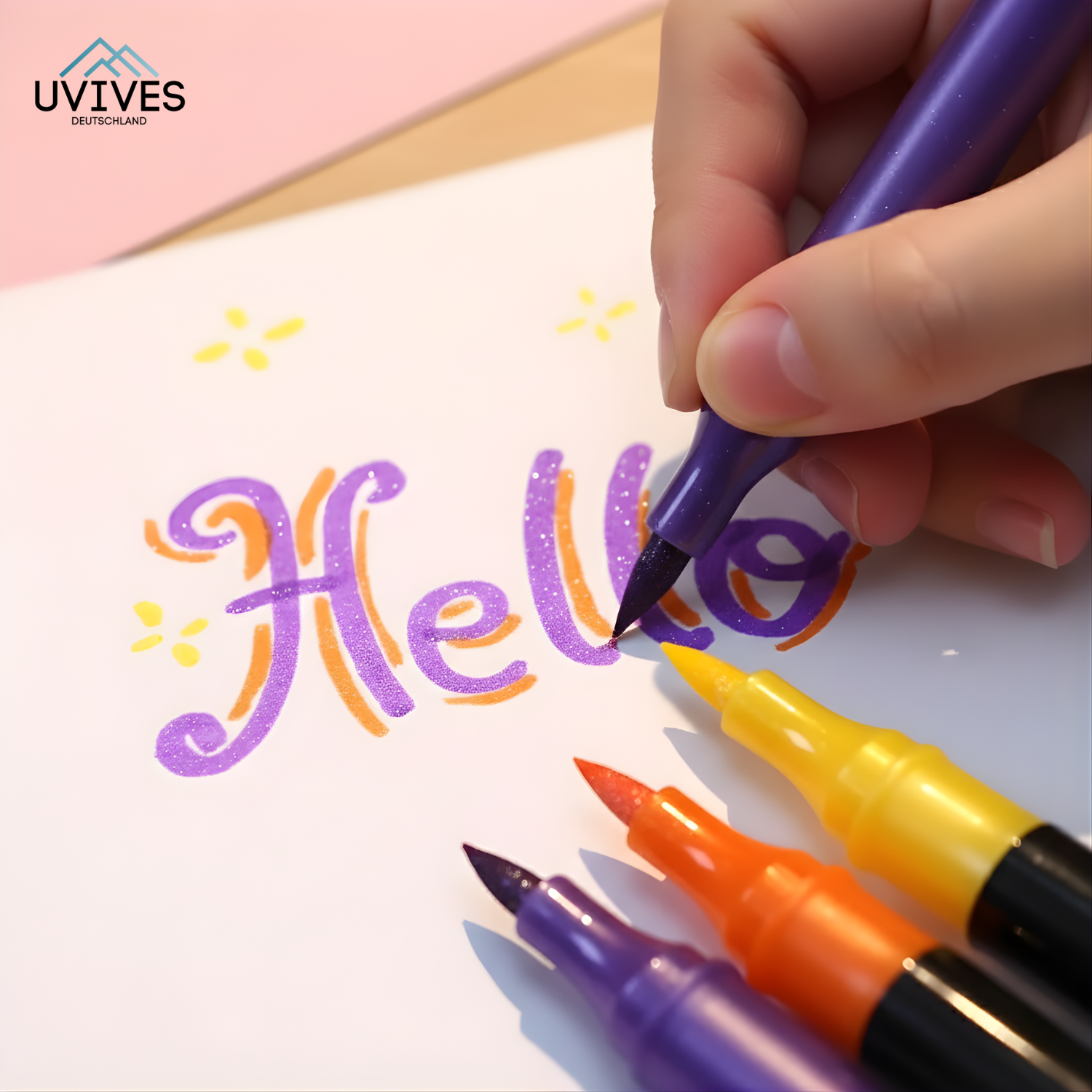 SparkLuxe – Doppelseitige Glitzerstifte für kreative Köpfe