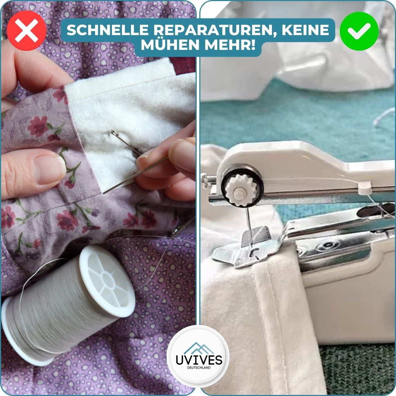 FabriSnap™ - Dieses kompakte Gerät näht mühelos und unsichtbar