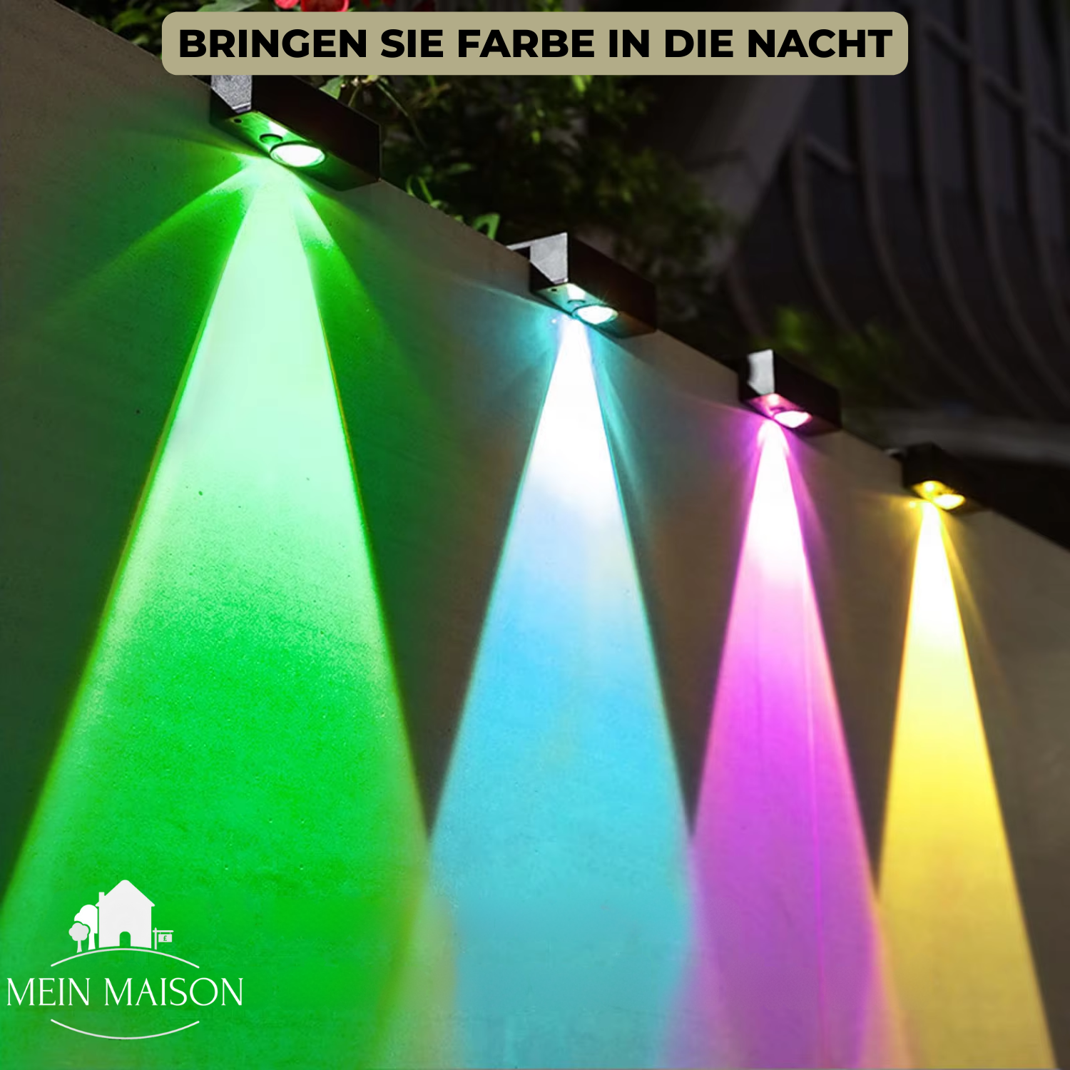 LumoSphere Solar-Gartenleuchte | Kabellos & IP65 Wetterfest | 3 Lichtmodi
