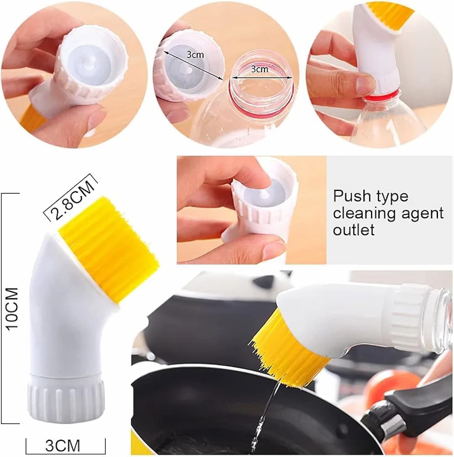 BottleScrubber – Macht jede Flasche zur Power-Reinigungsbürste!