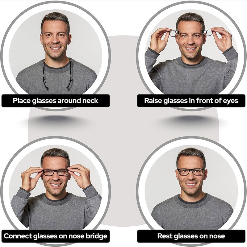 VisionEase – Lesebrille, die nie verloren geht!