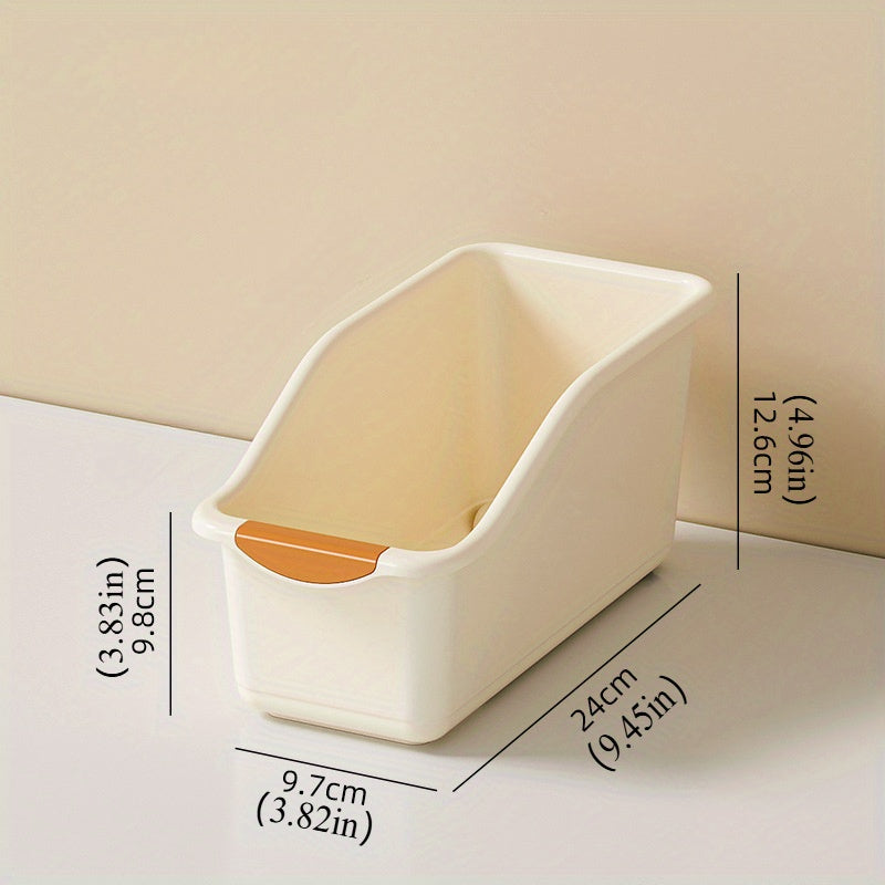Korbix CurveSet | Aufbewahrungskörbe 2er-Set | Platzsparend & Stilvoll | Für Bad, Küche & Büro | BPA-Frei