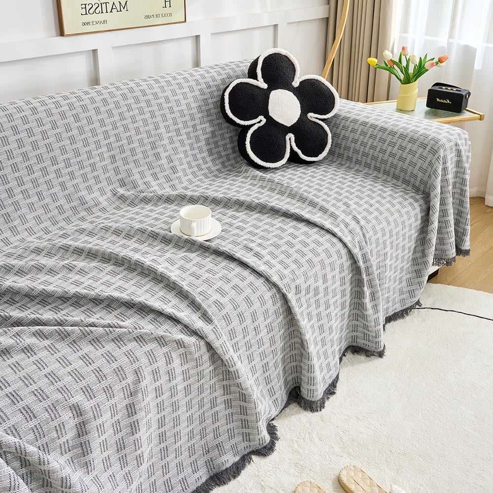 Sofa-Wohndecke | Wendbares Muster & Extra Groß | Kratzfest & Pflegeleicht | CasaLunea