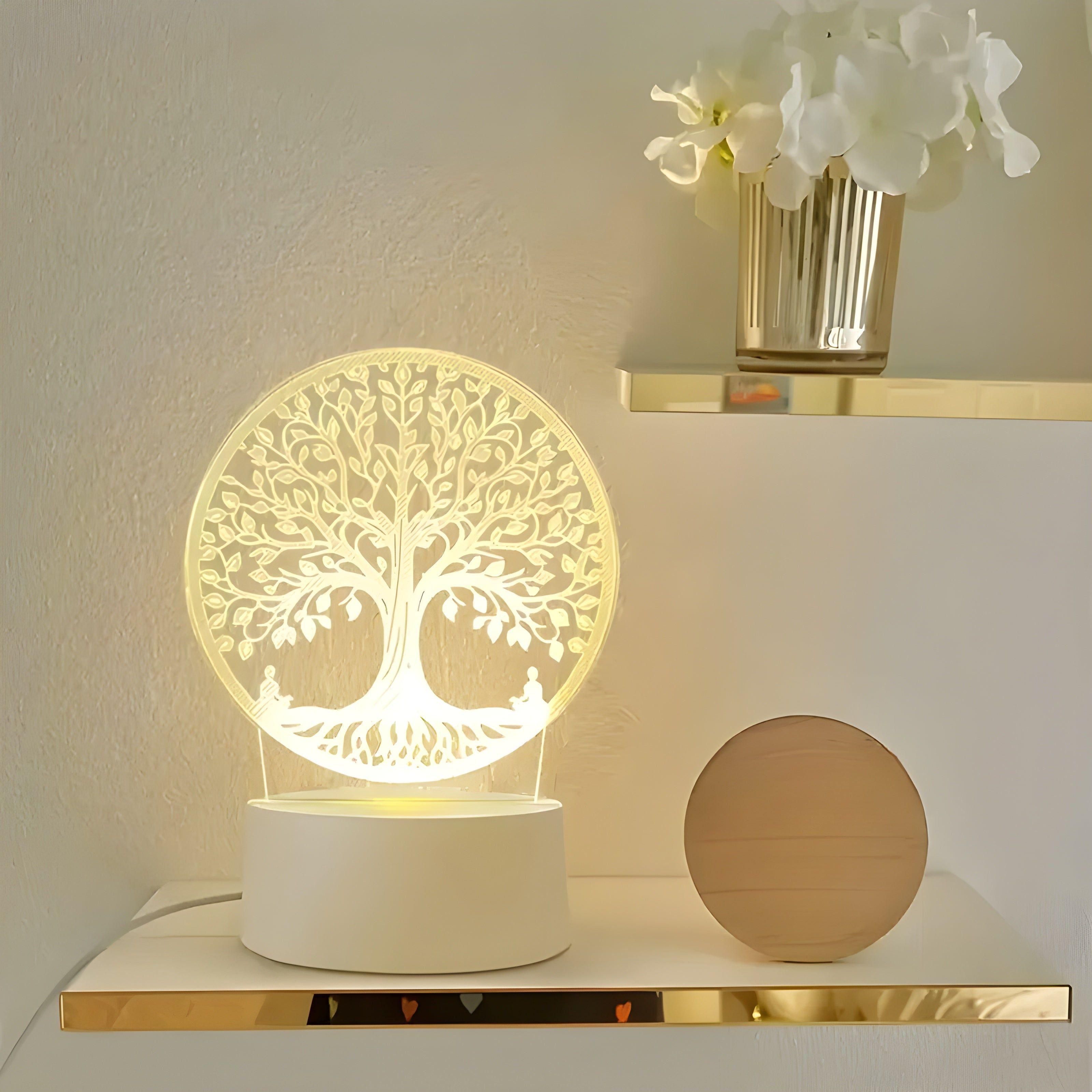 Lumivista LED-Lichtkunst | 3D-Design mit Wow-Faktor | Farbwechsel & Warmlicht | Für Kinderzimmer, Wohnzimmer & Deko-Fans | USB & Batteriebetrieb