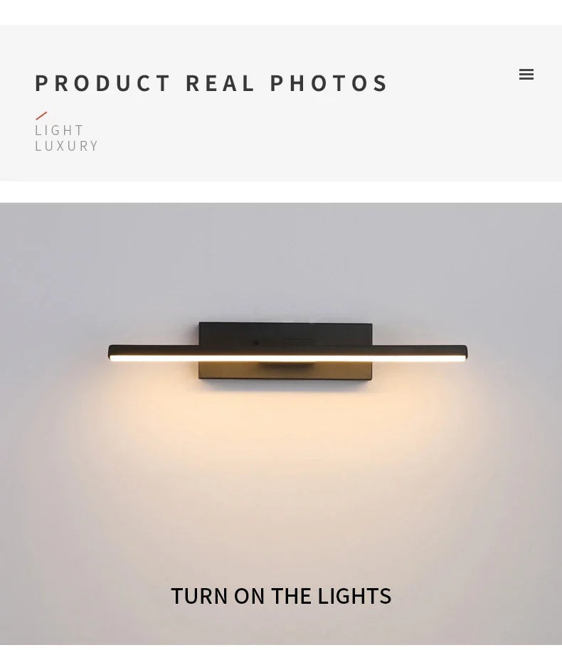 AuroLite Verstellbare LED-Wandlampe | 330° Drehung | Moderner Stil für Schlafzimmer & Wohnzimmer | Aluminium