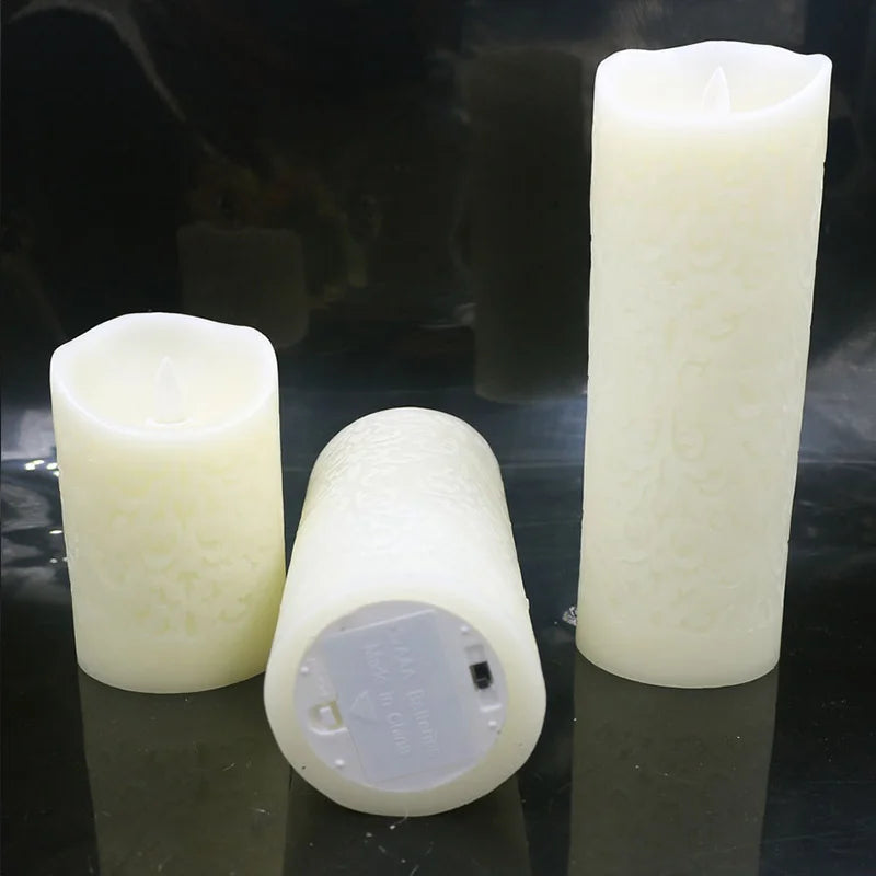 LED-Echtwachskerze LumiFlame | Flackernde Flammensimulation | Inklusive Fernbedienung & Timer | Batteriebetrieben & Sicher