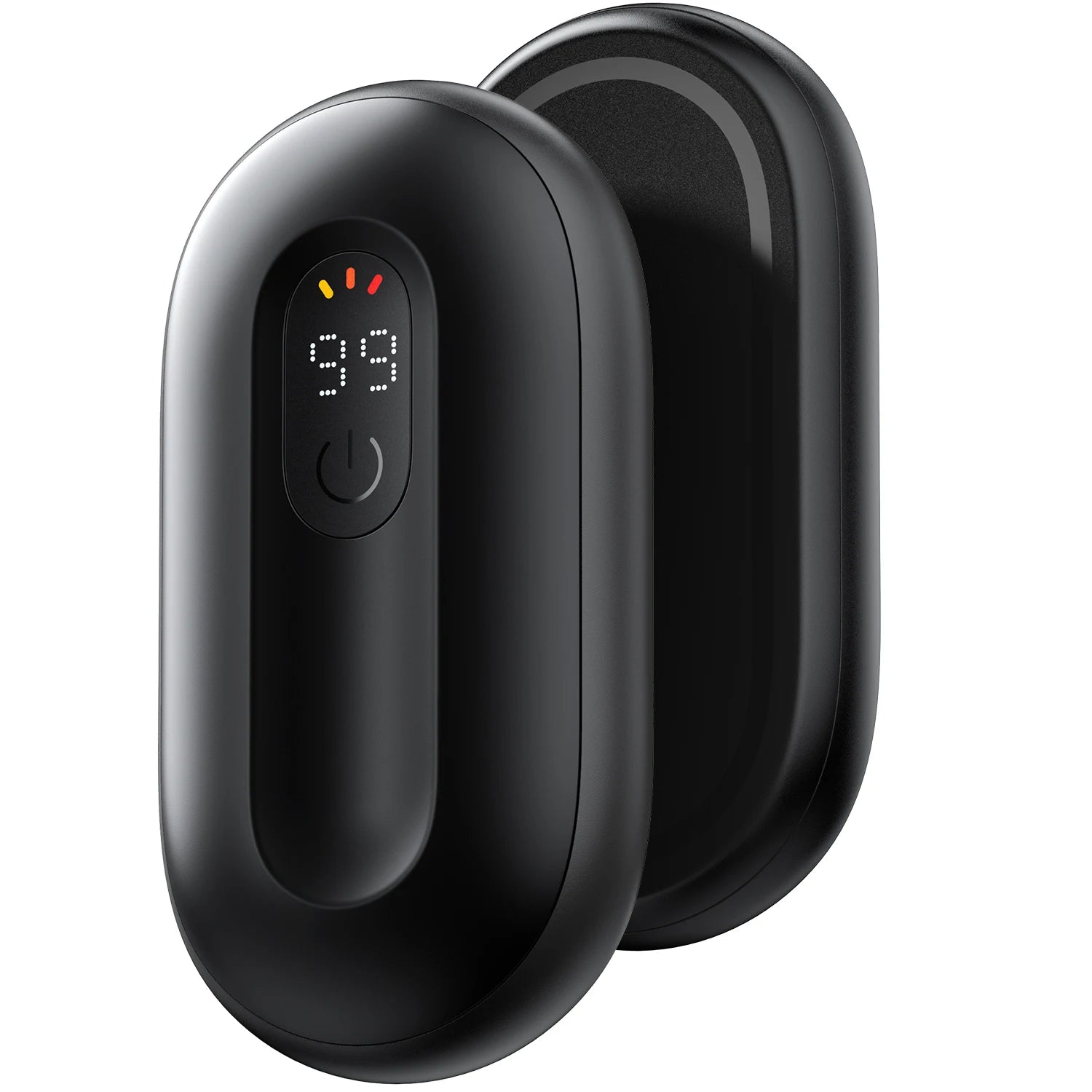 coldSky 2-in-1 Wiederaufladbare Handwärmer 2er-Pack Magnetischer Elektrischer Handwärmer mit Digitalanzeige, Tragbarer Taschen-Handwärmer