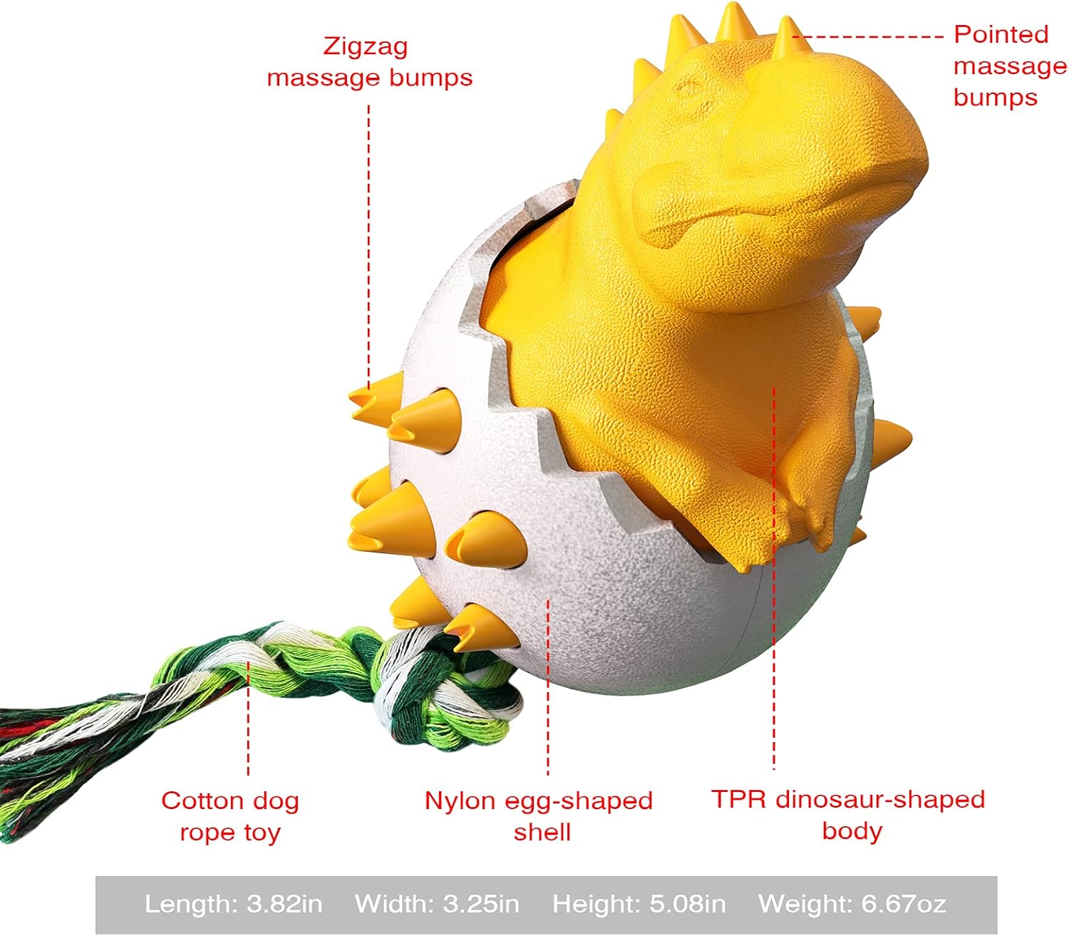 DinoEgg – Das unzerstörbare Kau-Ei für gesunde Hundezähne!