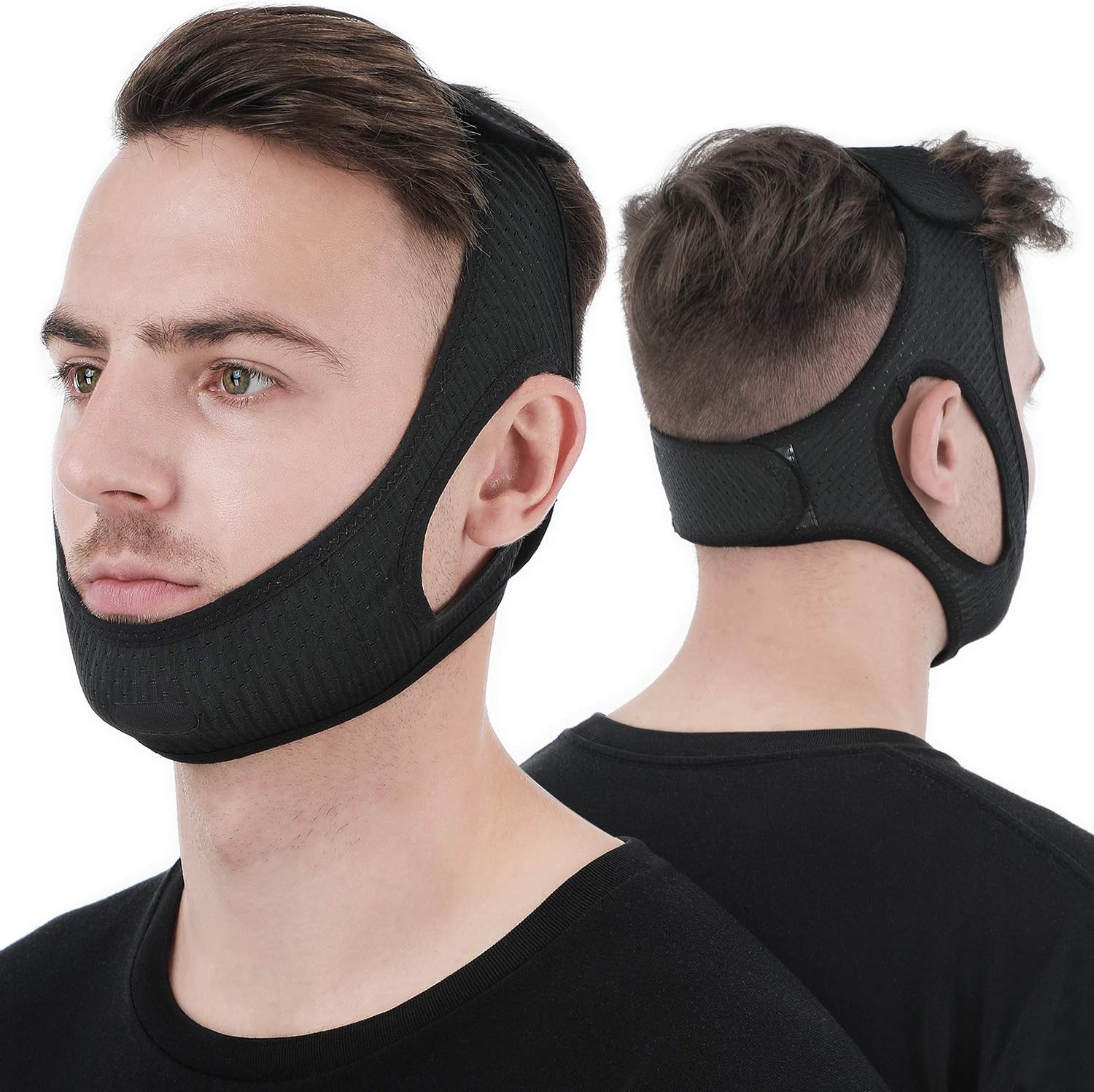 SnoreFree Band | Anti-Schnarch Kinnband | Effektiv & Bequem | Für Ruhige Nächte und Erholsamen Schlaf