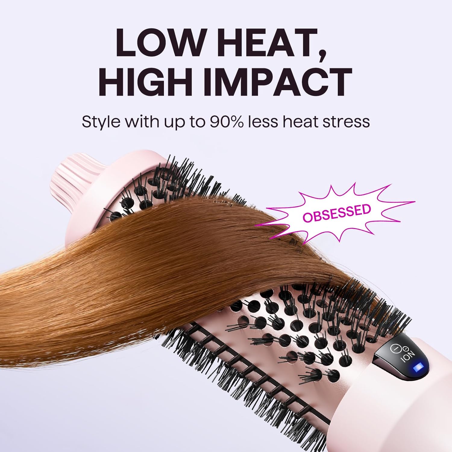 GlamWave Pro – Die Ionische Thermobürste für glänzendes, voluminöses Haar