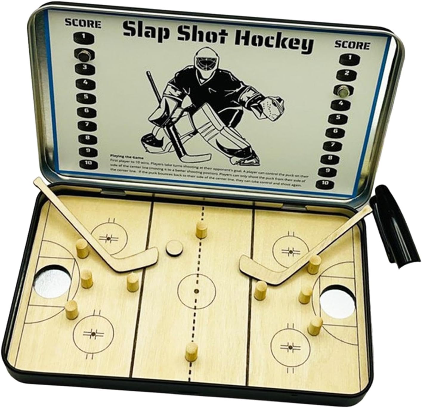 PuckMania – Das Mini-Hockey-Duell für unterwegs