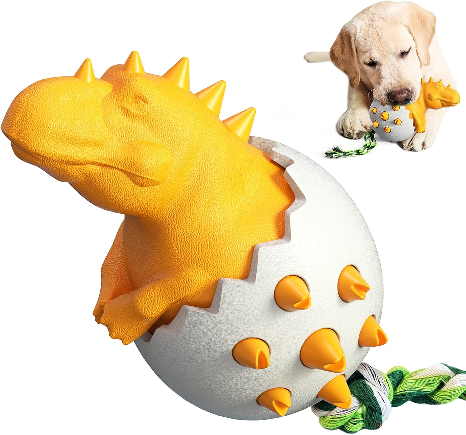 DinoEgg – Das unzerstörbare Kau-Ei für gesunde Hundezähne!