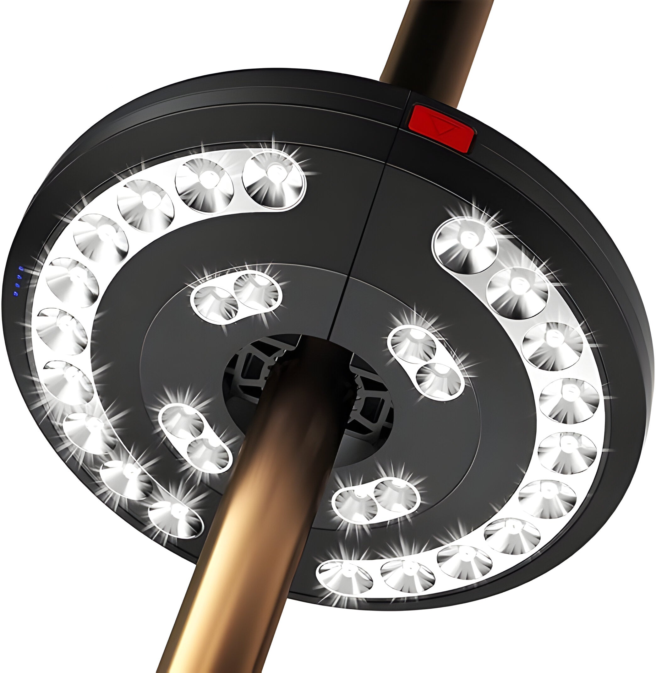 ClipLight LumaLamp | Solarbetriebene Schirmleuchte | Kabellos & Wiederaufladbar | Für Balkon & Garten