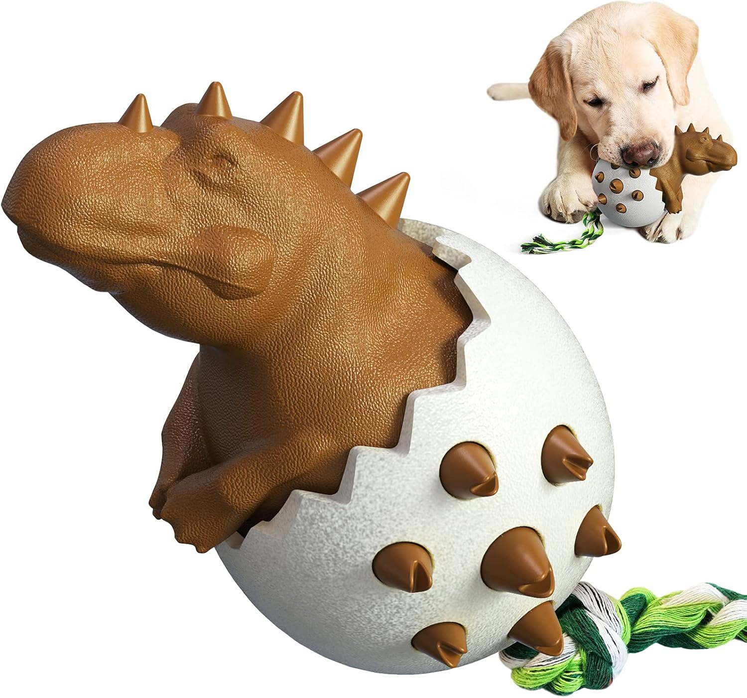 DinoEgg – Das unzerstörbare Kau-Ei für gesunde Hundezähne!