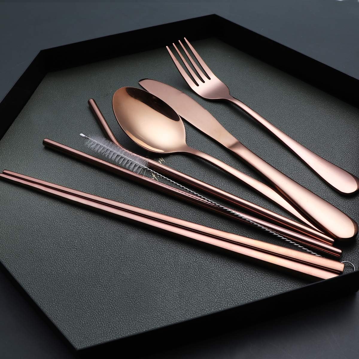 NomadCut | Besteckset | 4-teilig | Kompakt & Wiederverwendbar
