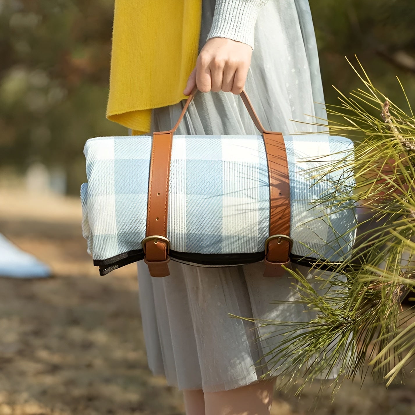 Outdora | Faltbare Picknickdecke für Outdoor | Wasserdicht & Sandabweisend | Komfortabel & Tragbar