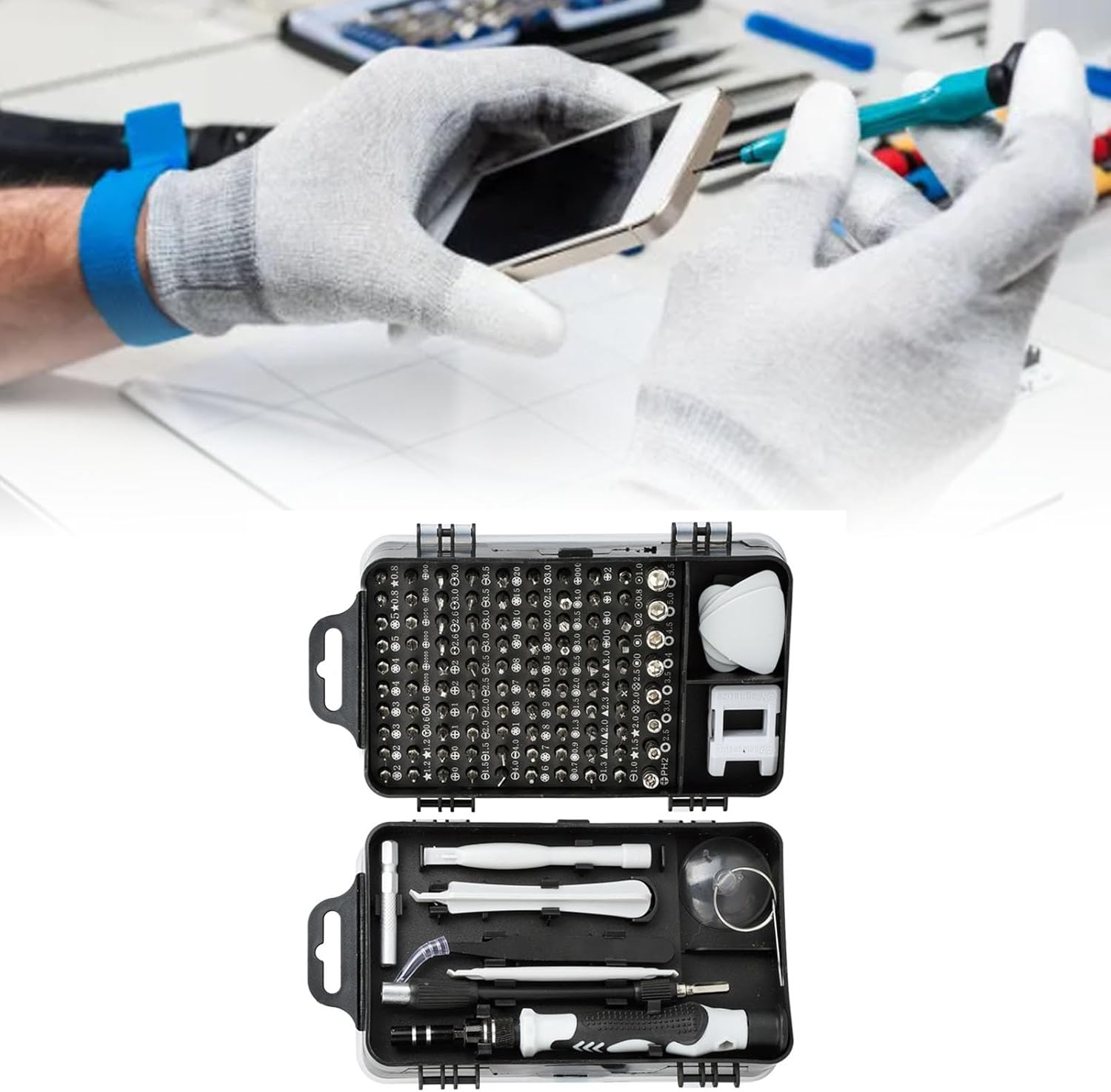 TechFix™ – Das 115-in-1 Schraubenzieher-Set für alle Reparaturen