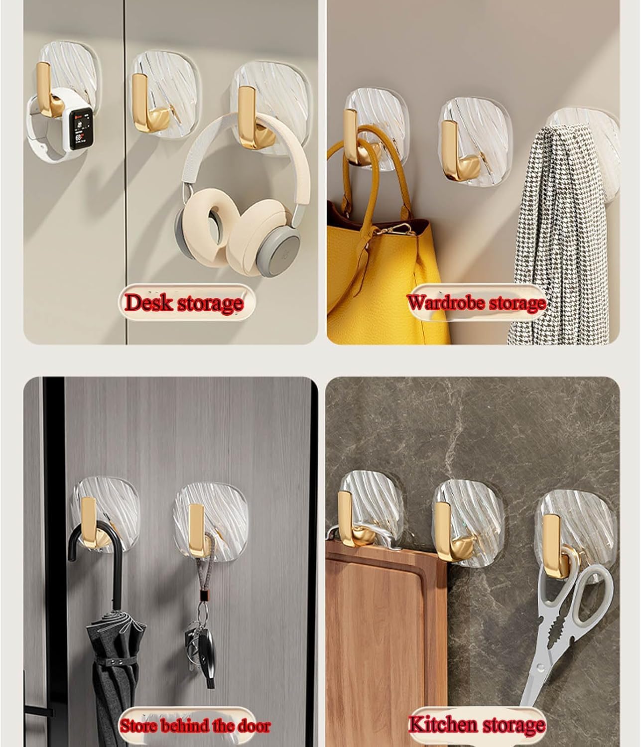 2+1 GRATIS | LuxHook – Starker Halt ohne Bohren, edel im Design!