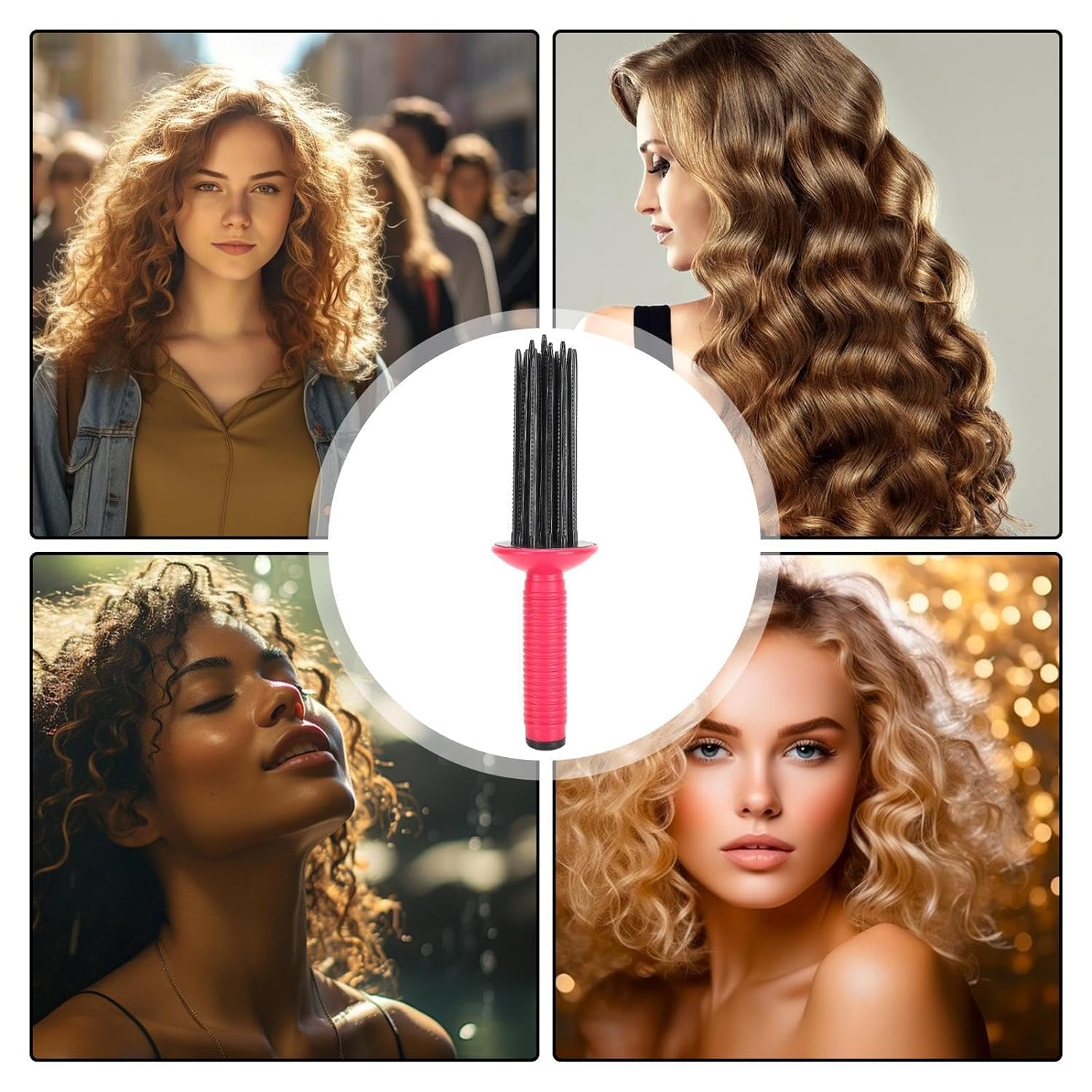 CurlComb – Voluminöse Locken ganz ohne Hitze!