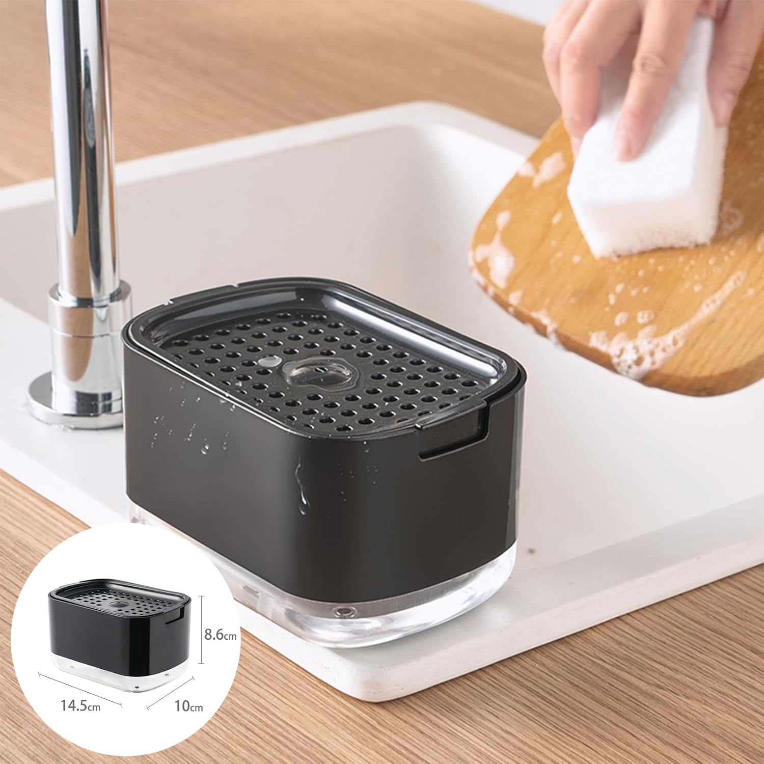 SoapEase – Spülmittel auf Knopfdruck, blitzschnell & sauber