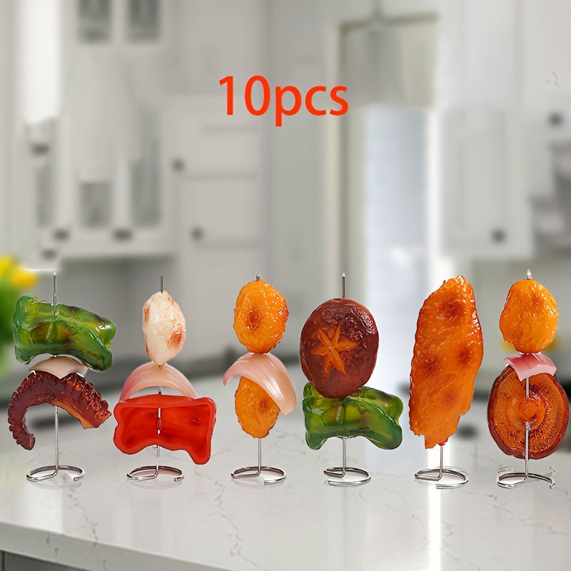 5+5 GRATIS | GrillElevate™ – Die Edelstahl-Spieße für gleichmäßiges & perfektes Grillen