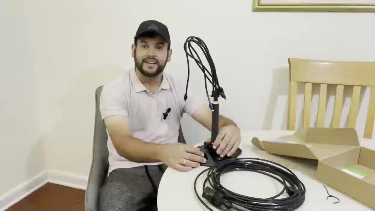 Mistavo CoolFlex | Mobiles Vernebelungssystem mit 7 Düsen | Ohne Strom | Für Garten & Terrasse