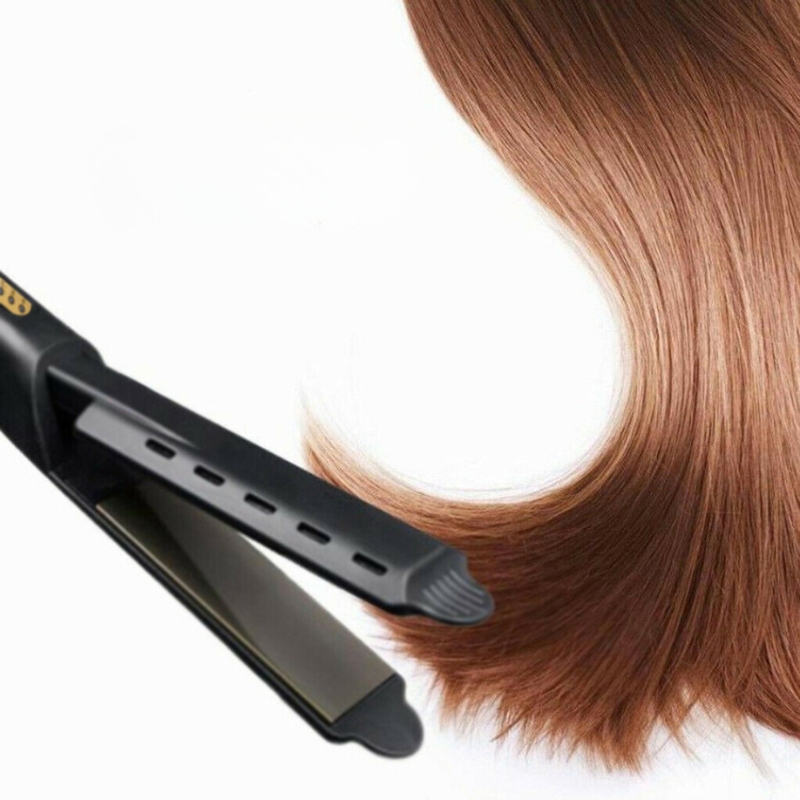Sleekory | Profi Haarglätter | Turmalin-Keramikplatten, 4 Temperaturstufen & Wet-Dry Funktion | Glattes & glänzendes Haar zuhause & unterwegs