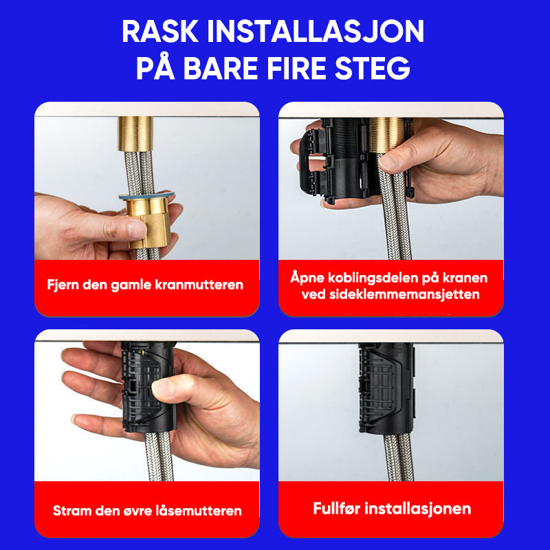 SplashEase – Auslaufsichere Gartenschlauchverbindung in Sekunden