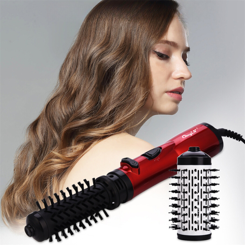 GlamAir 2-in-1 Warmluftbürste | Haartrockner & Glättbürste | Keramikbeschichtung | 3 Temperaturstufen | Salon-Styling Zuhause
