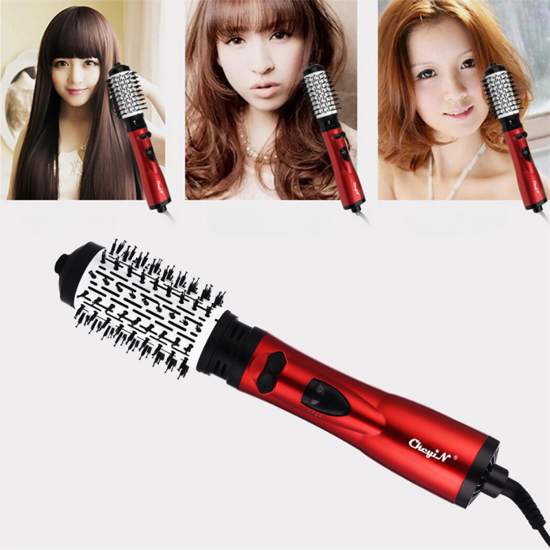 GlamAir 2-in-1 Warmluftbürste | Haartrockner & Glättbürste | Keramikbeschichtung | 3 Temperaturstufen | Salon-Styling Zuhause