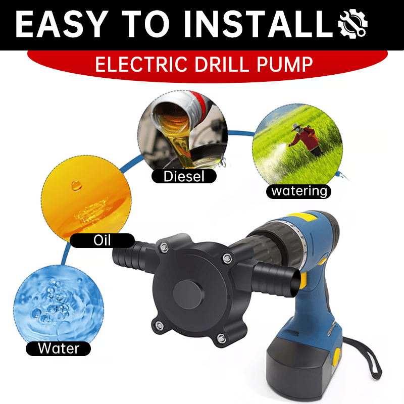 DrillPump Pro – Deine Bohrmaschine wird zur mobilen Pumpe