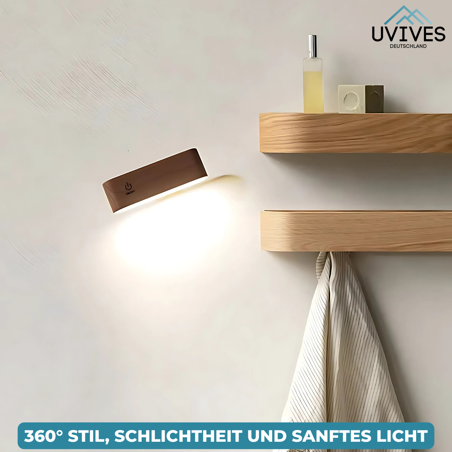 LumaWood – 360° Lichtkomfort ohne Kabelsalat
