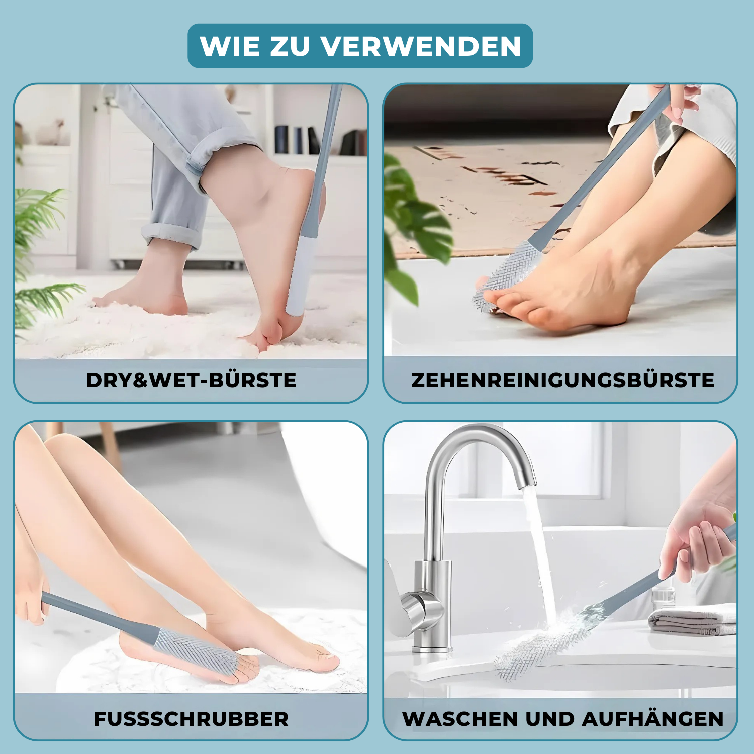 ToeClean™ – Sanfte & effektive Zehenzwischenraum-Reinigung