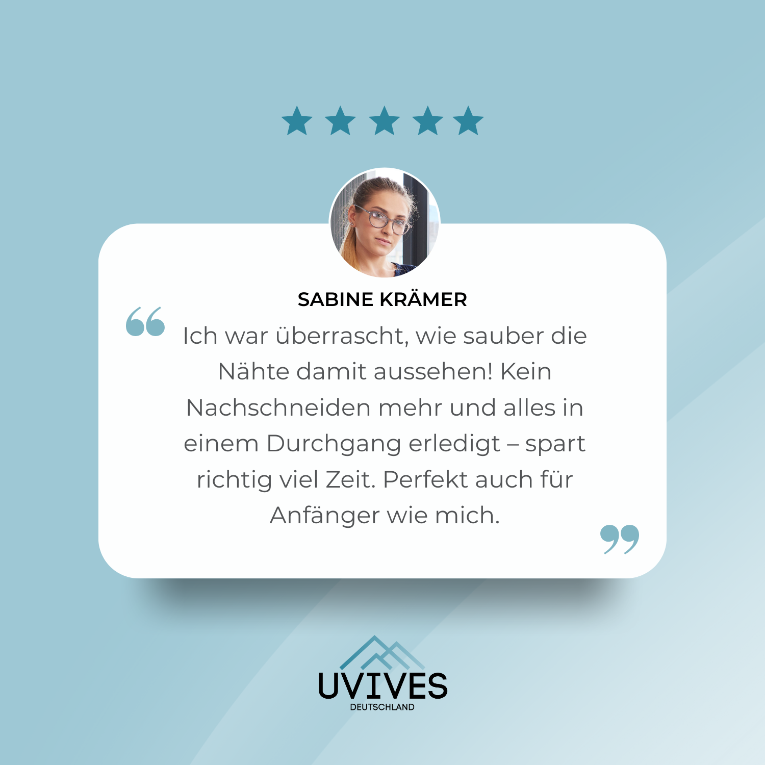 StitchEase – Perfekte Kanten in einem Schritt