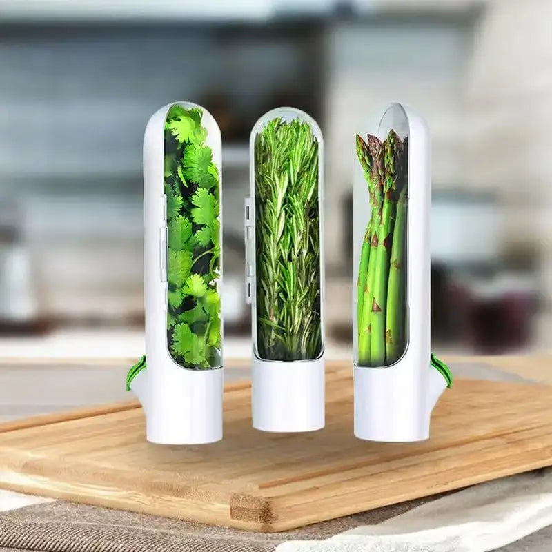 1+1 GRATIS | HerbPod - Frischhaltebehälter für Gemüse und Kräuter [Letzter Tag Rabatt]