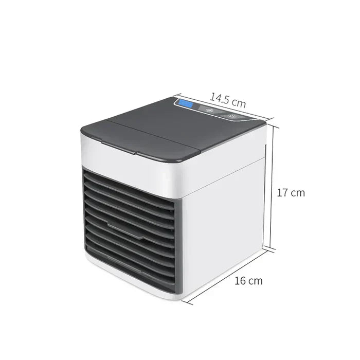 BreezeSphere Mini Klimagerät | 3-in-1 Kühlung & Befeuchtung | Kompakt & Leise | Mit LED-Nachtlicht | Für Zuhause & Büro