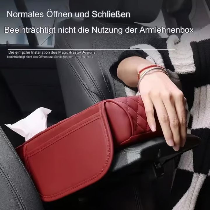 ArmNest - Auto-Armlehnenbox mit Taschentuchhalter [Letzter Tag Rabatt]
