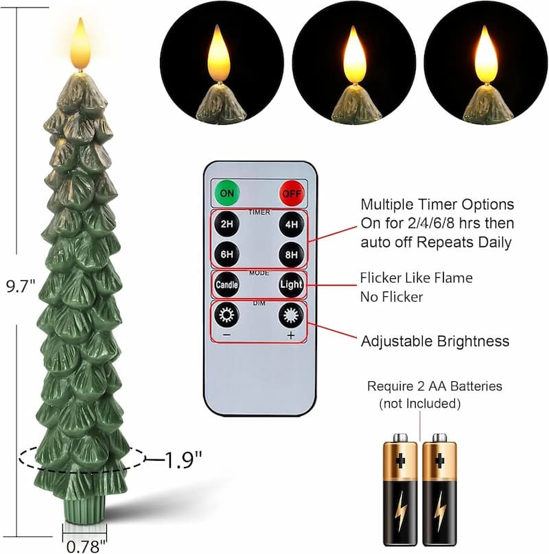 LumoTree – Sichere LED-Kerzen für festliche Weihnachtsstimmung!