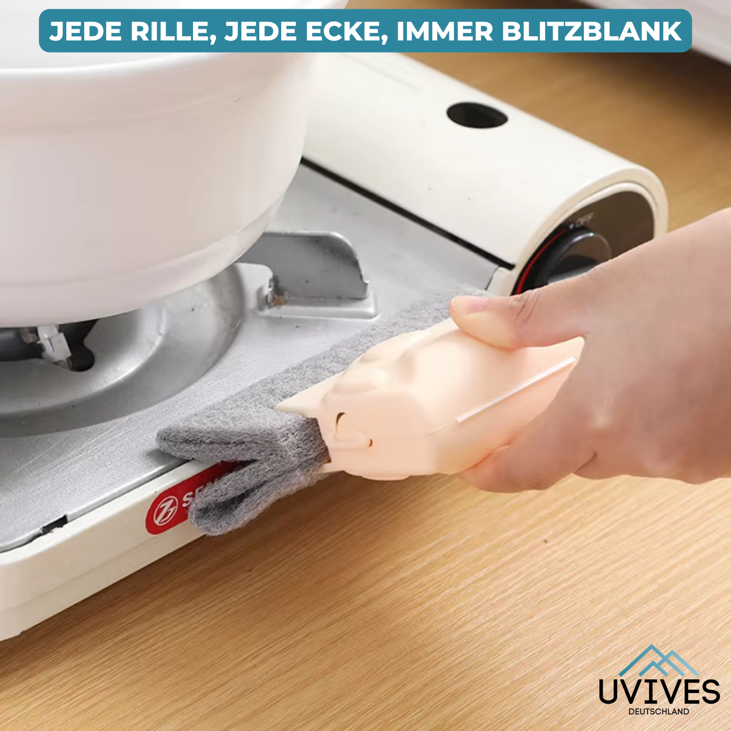 1+1 GRATIS | GrooveClean™ – Tiefenreinigung für jede Ecke!