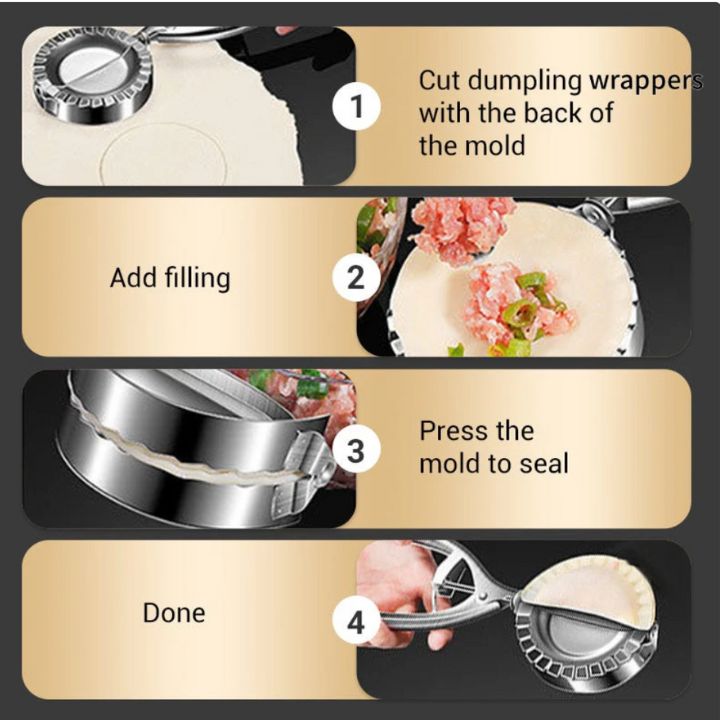 SteelWrap - Edelstahl-Dumpling-Form