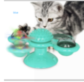 PlayPaws Toy | Interaktives Katzenspielzeug | Zahnpflege & Kratzschutz | Drehende Windmühle