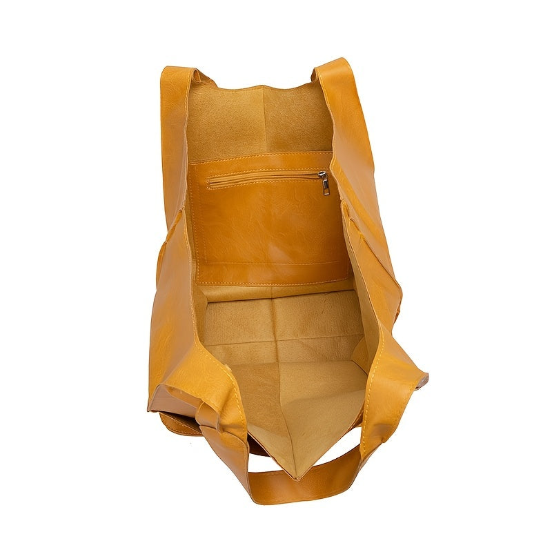 Maravina Strandtasche | Groß & Stylisch | Aus Veganem Leder | Reißverschluss & Schulterriemen | Für Alltag, Strand & Reisen