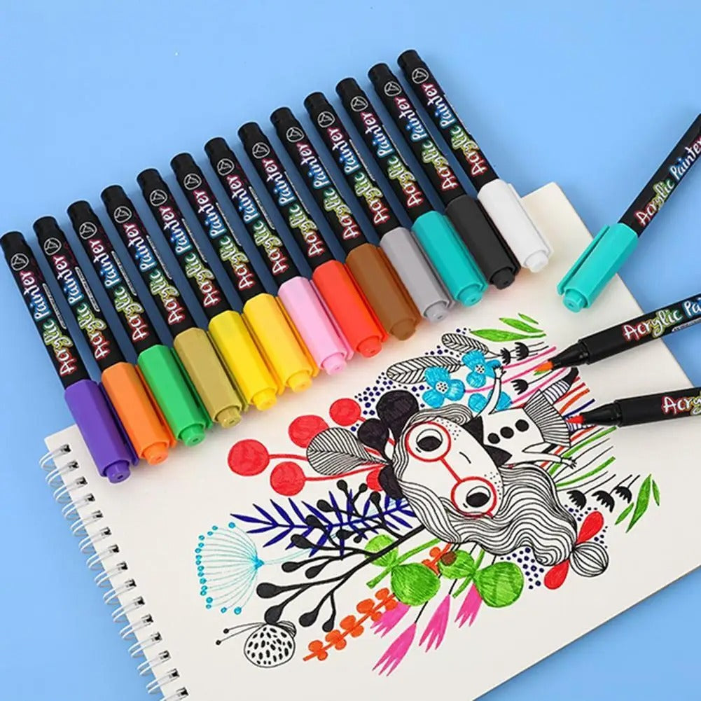 6+6 GRATIS | ColorDash™ - Acrylmarker-Set [Letzter Tag Rabatt]