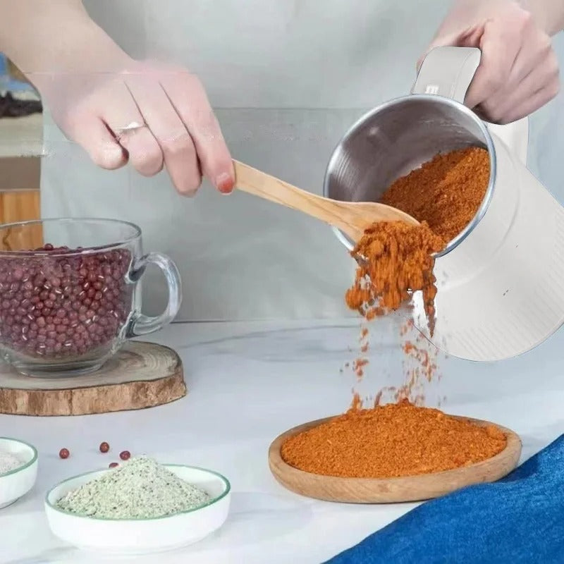 GrainMaster Getreidemühle | Robuste Klingen | Frisches Mehl | Kompakt und Benutzerfreundlich