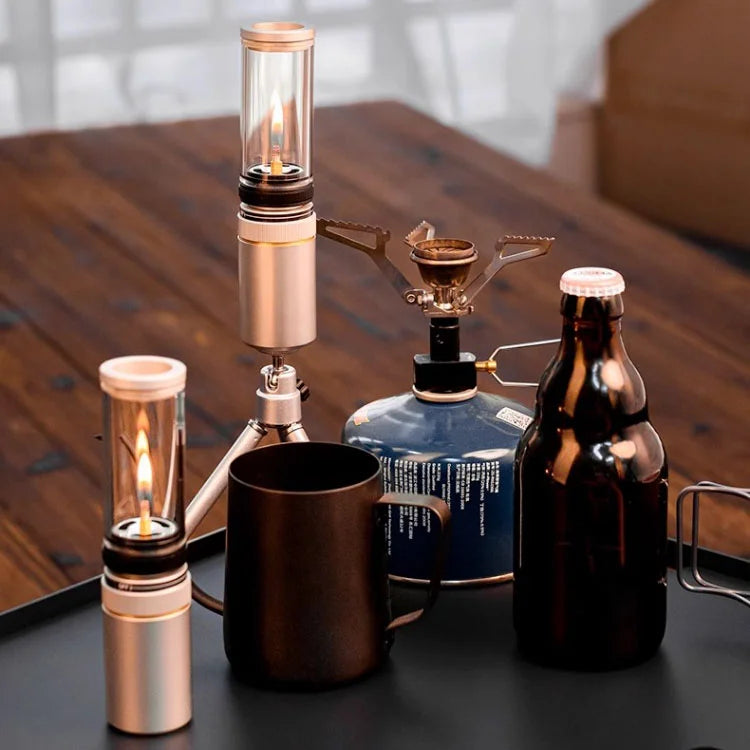 BlazeGlow™ – Stilvolle Flammenlampe für unterwegs