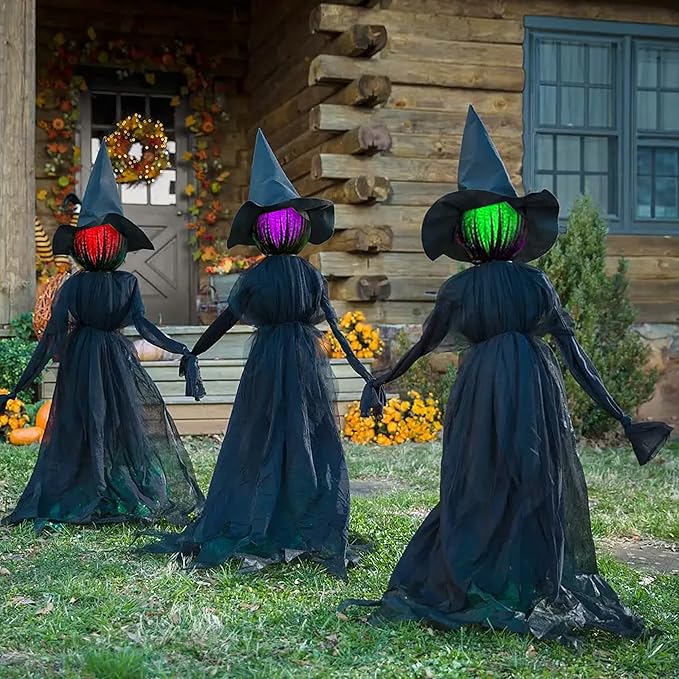 HexaGlow – Set aus 3 leuchtenden Halloween-Hexen!