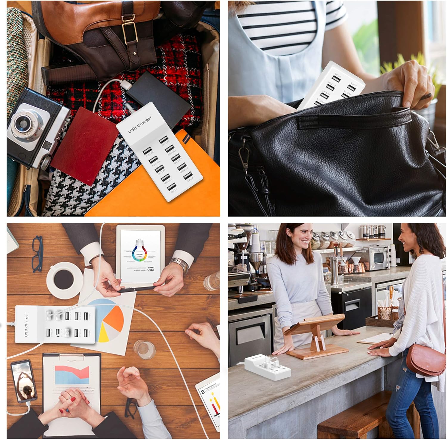 SmartVolt – Der smarte 10-Port-USB-Charger für alle deine Geräte